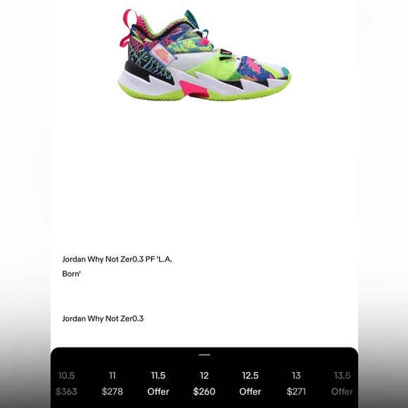 Jordan Why Not Zer0.3 'LA Born - Picture 2 of 7